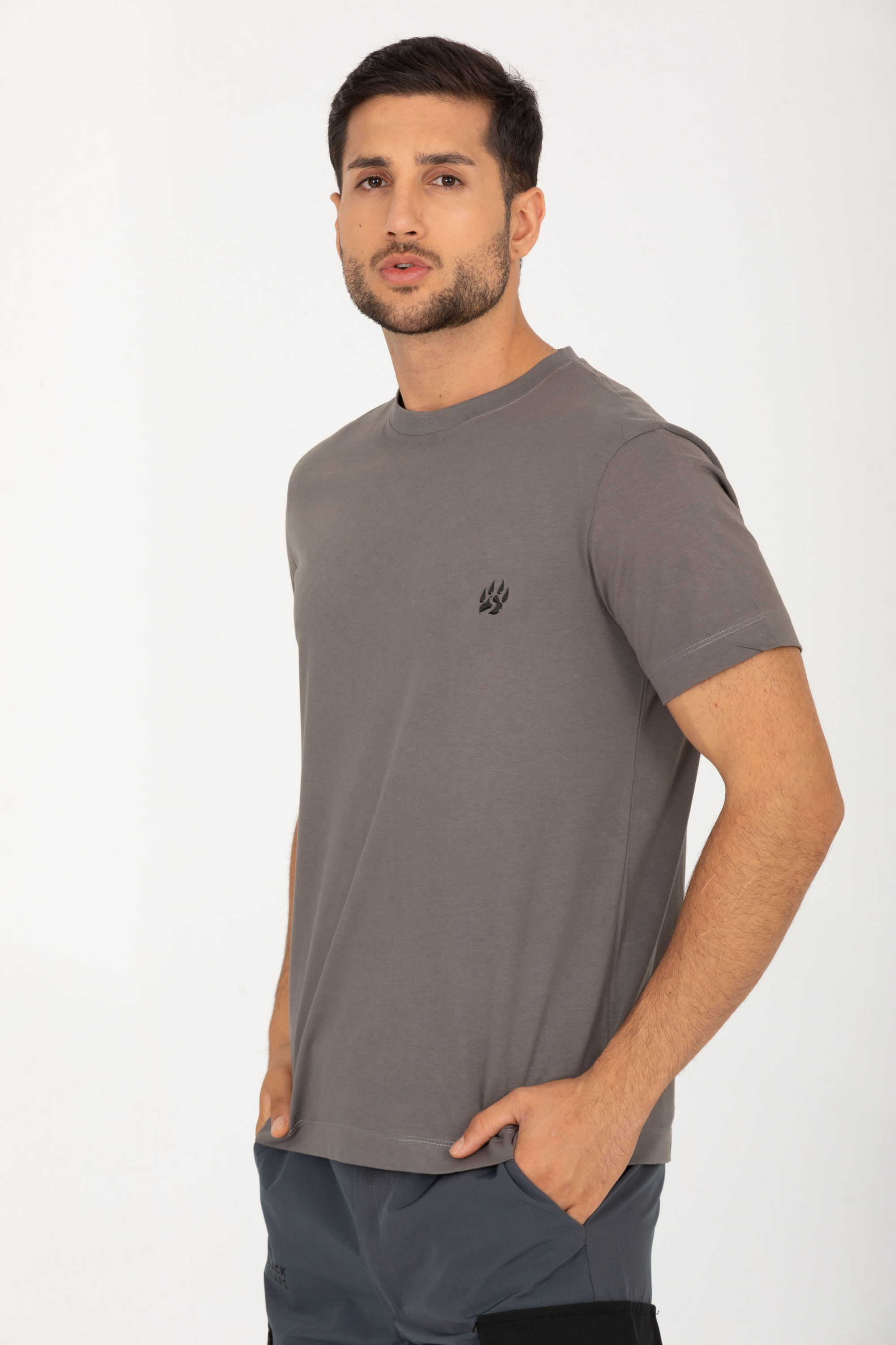 Black Bears Minimal Baskı Erkek Tişört