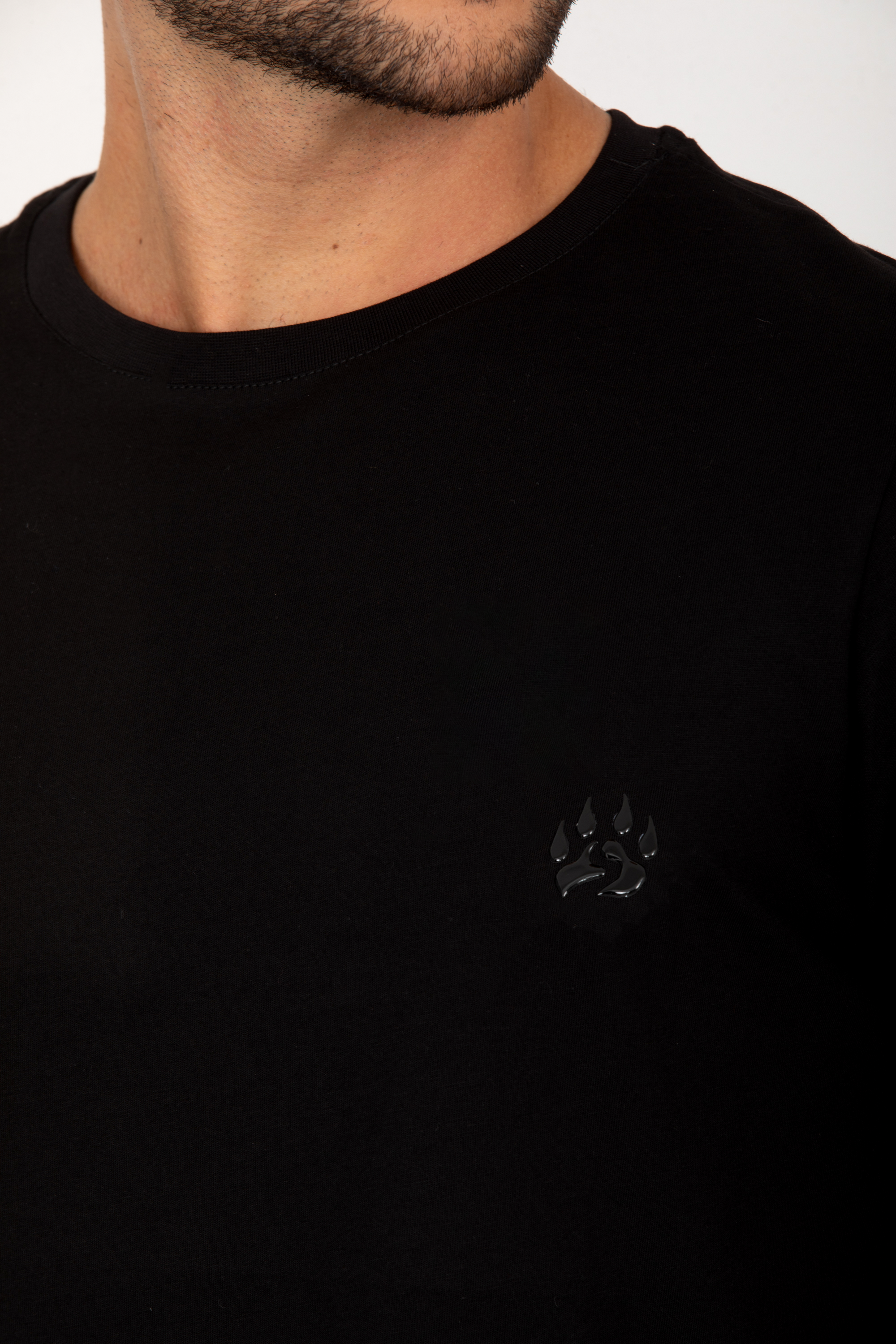 Black Bears Minimal Baskı Erkek Tişört