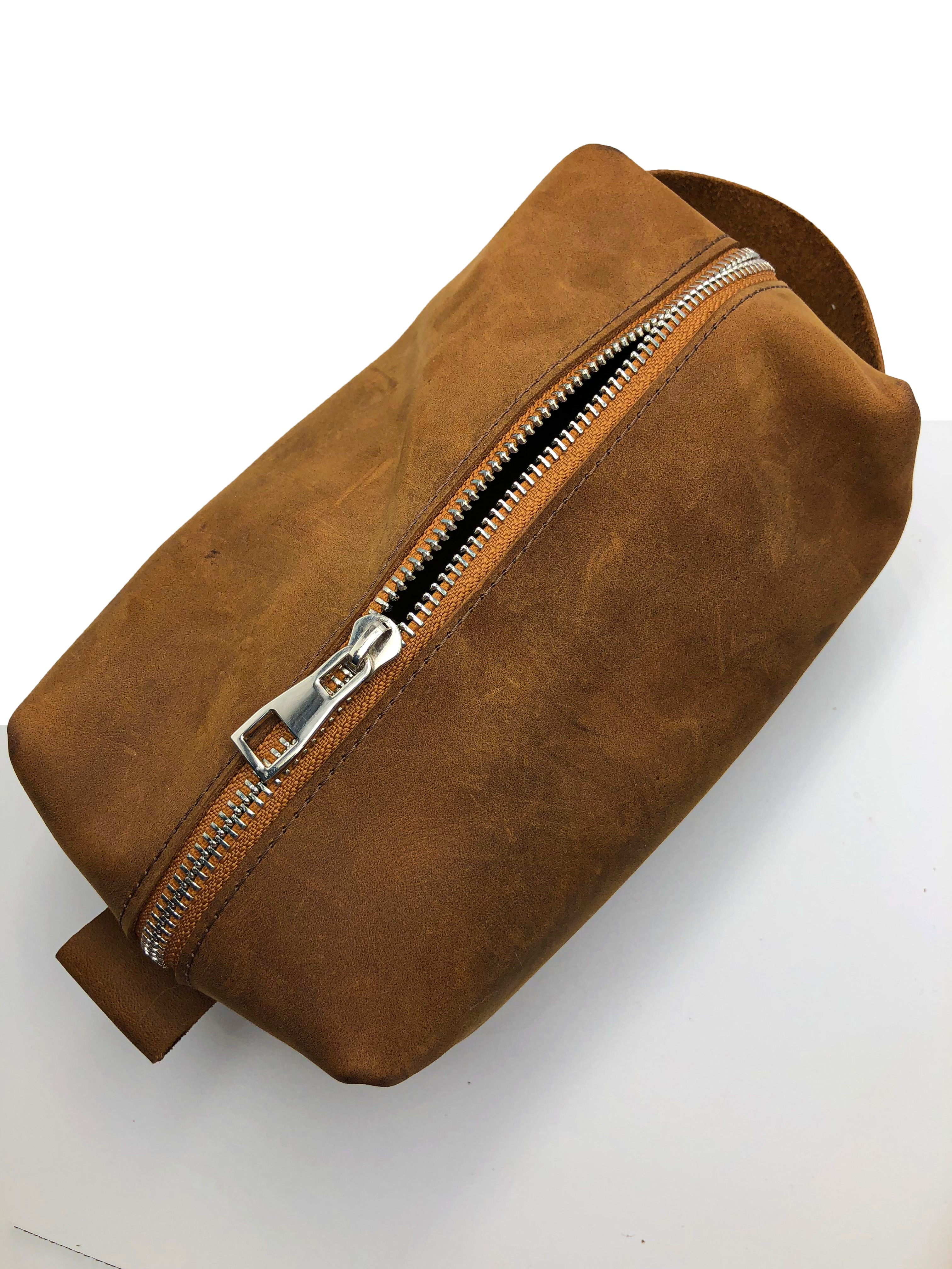 Black Bears Crazy Deri Dropkit Aksesuar Çantası