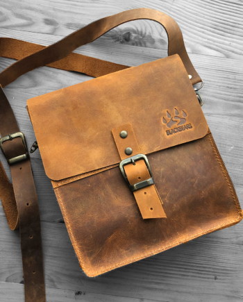 Black Bears Orijinal Deri Yandan Asmalı Ayarlanabilir Çanta