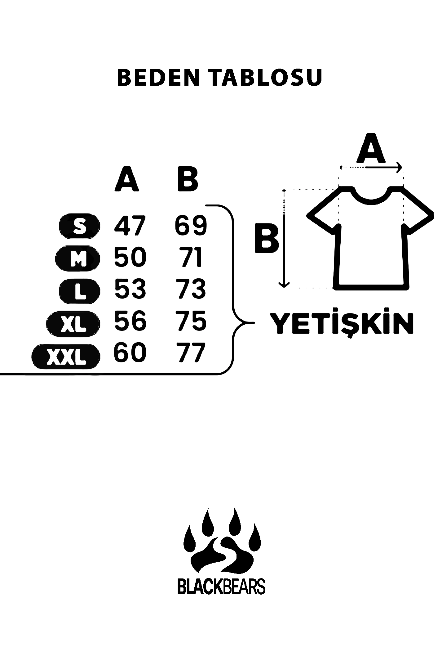 Black Bears Minimal Baskılı Dry-Touch Erkek Tişört