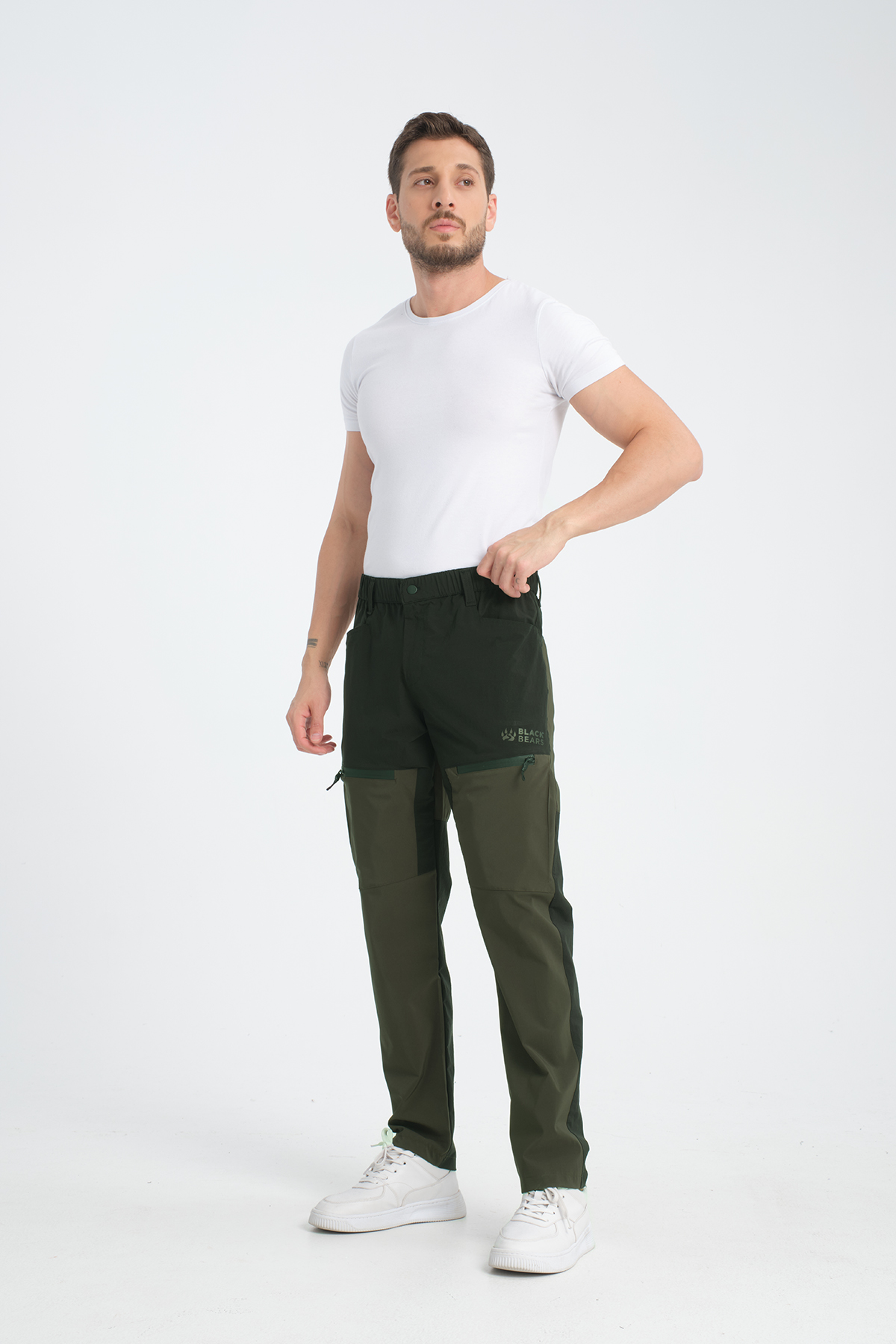Black Bears Outdoor Erkek Trekking Pantolon -Koyu Yeşil