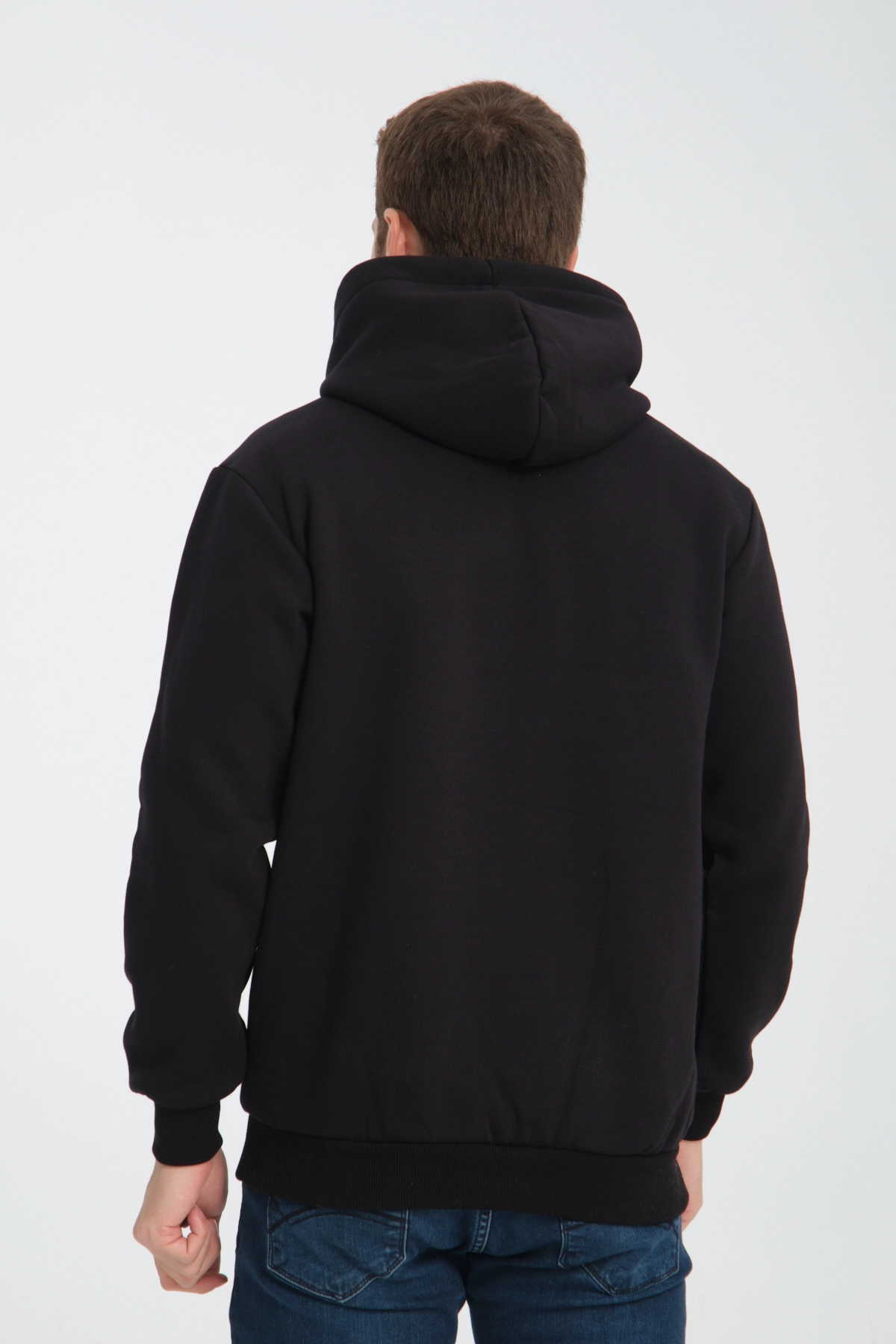 Black Bears Compact Hoodie – 300 GSM Şardonlu 3 İplik Sweat