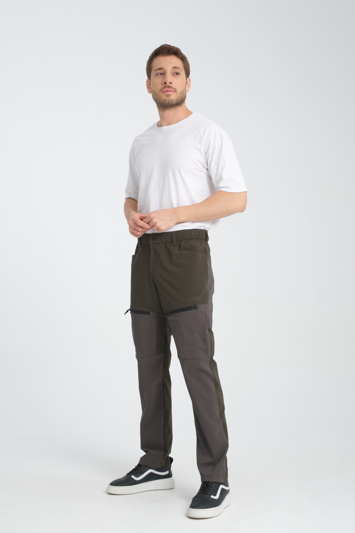 Black Bears Erkek Outdoor Trekking Pantolon Haki – Su Geçirmez, Esnek Kumaş