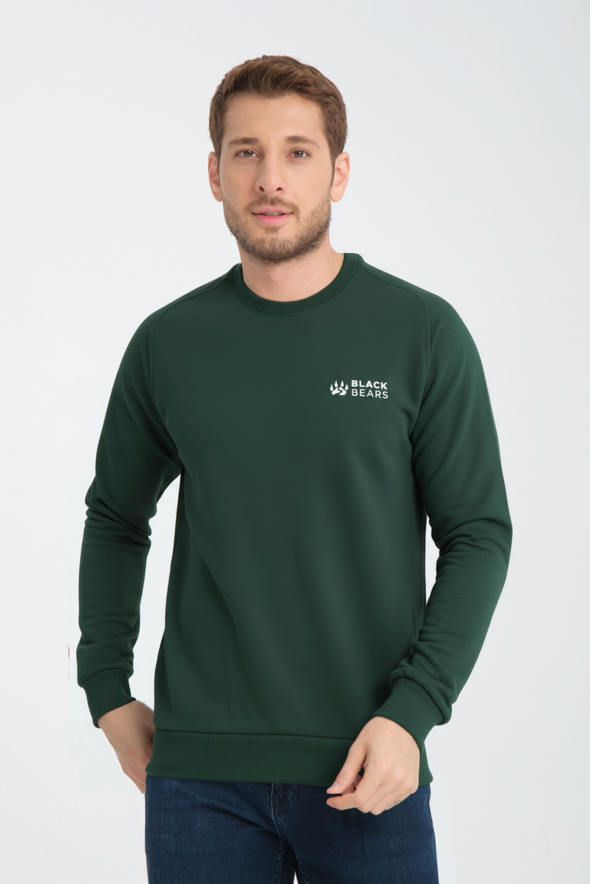 Black Bears Premium 3 İplik Sweatshirt