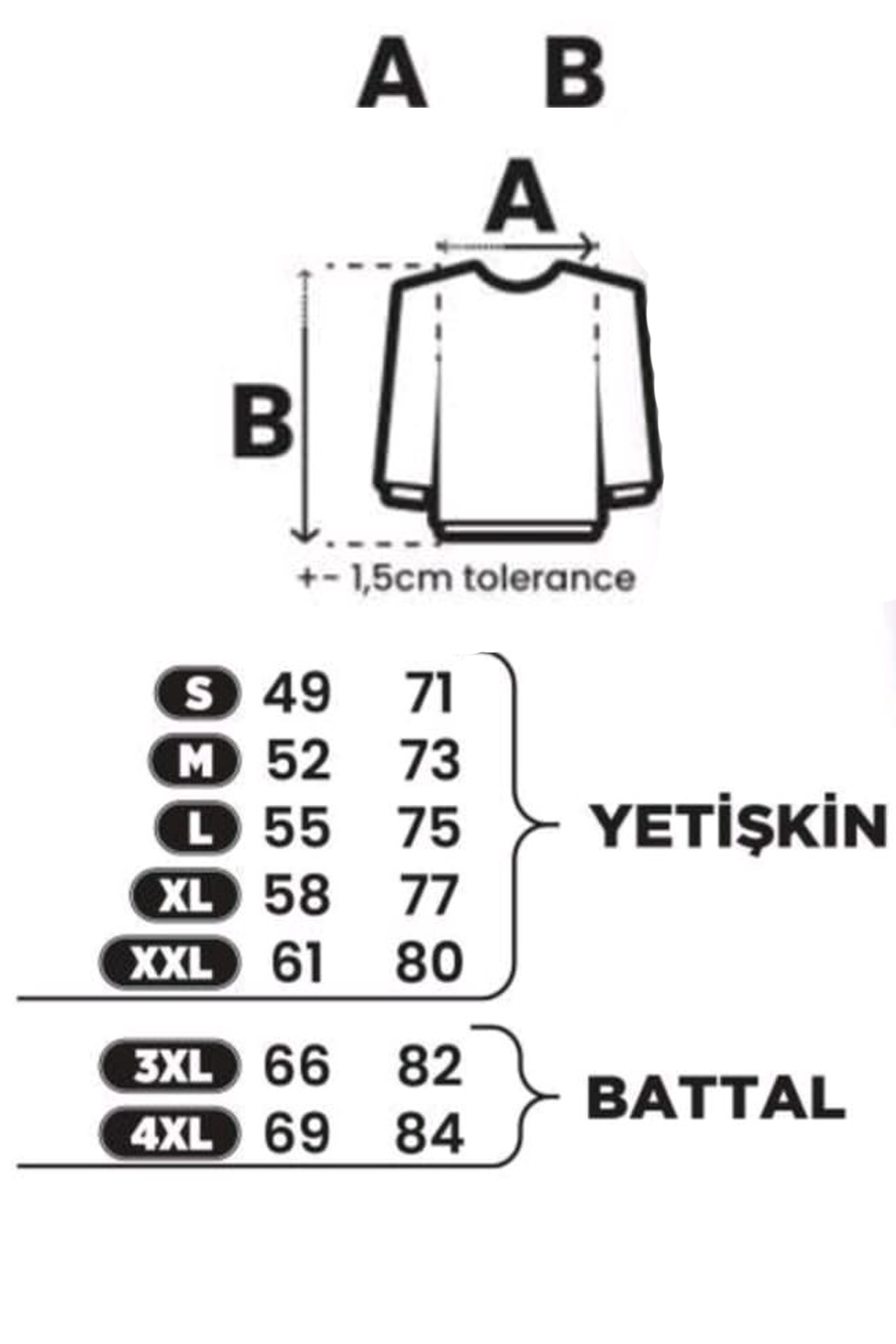 Black Bears Premium 3 İplik Sweatshirt