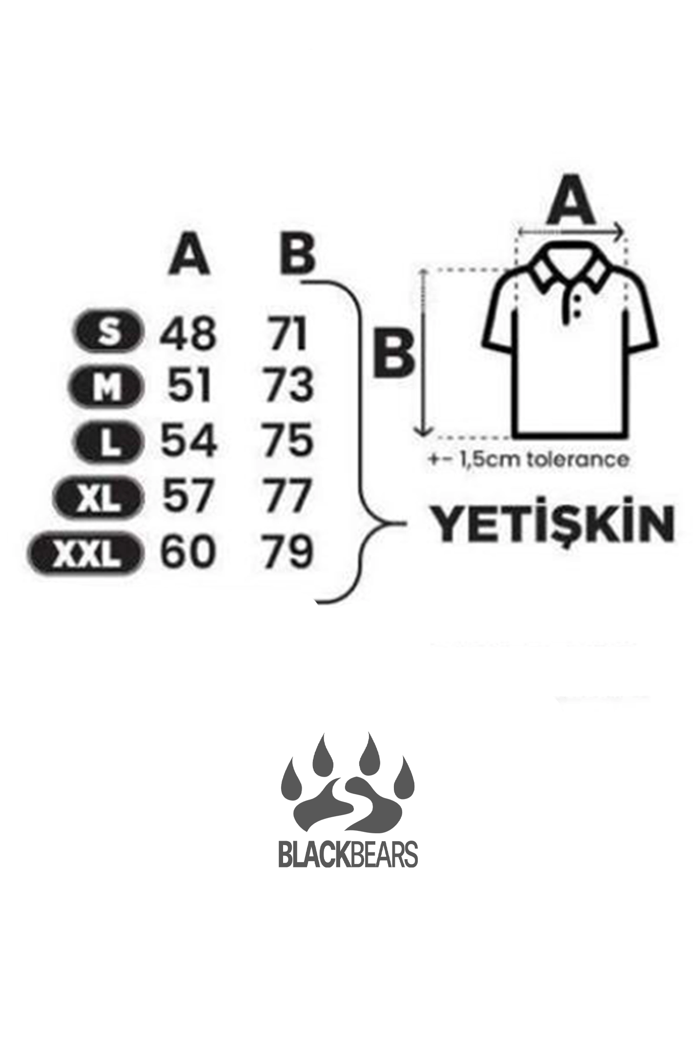 Black Bears Classic Comfort Polo Yaka Tişört
