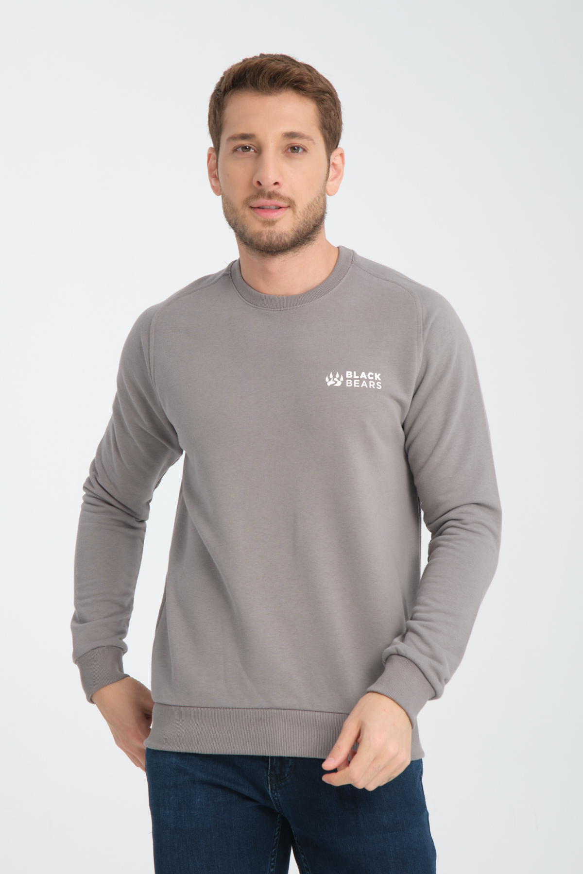 Black Bears Premium 3 İplik Sweatshirt