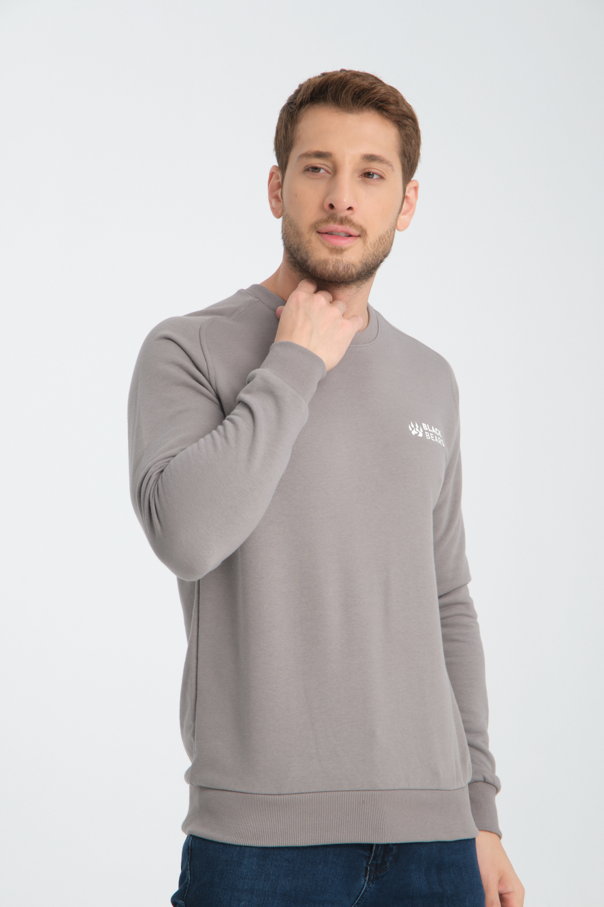 Black Bears Premium 3 İplik Sweatshirt