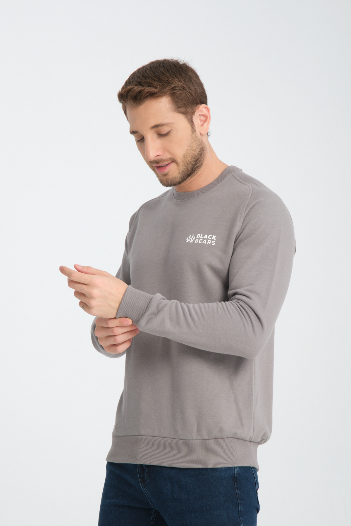 Black Bears Premium 3 İplik Sweatshirt