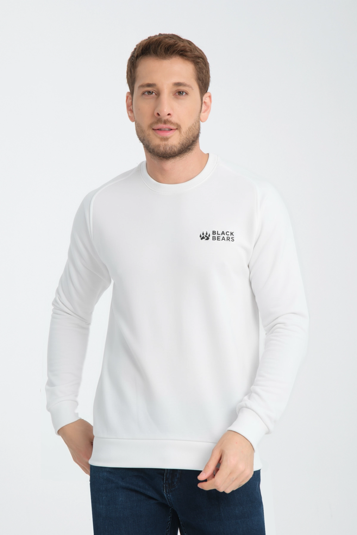 Black Bears Premium 3 İplik Sweatshirt