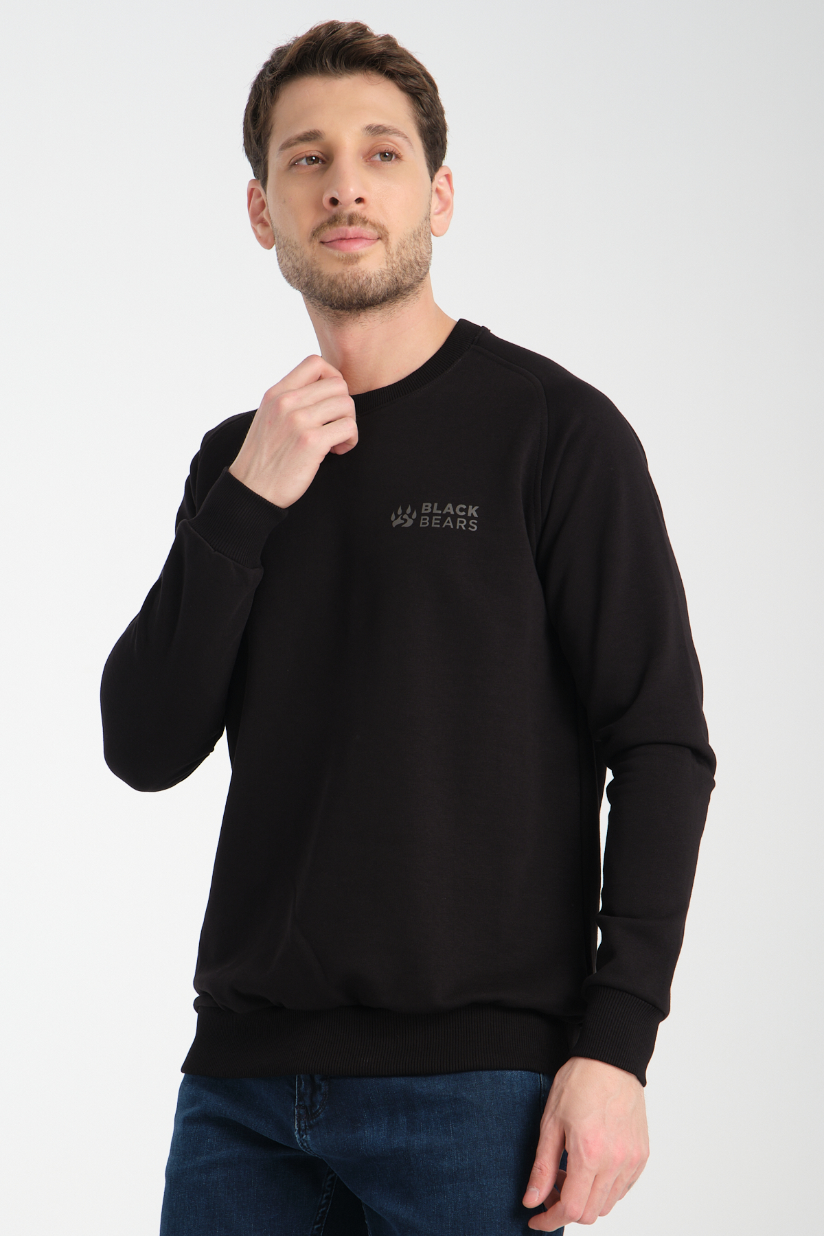 Black Bears Premium 3 İplik Sweatshirt
