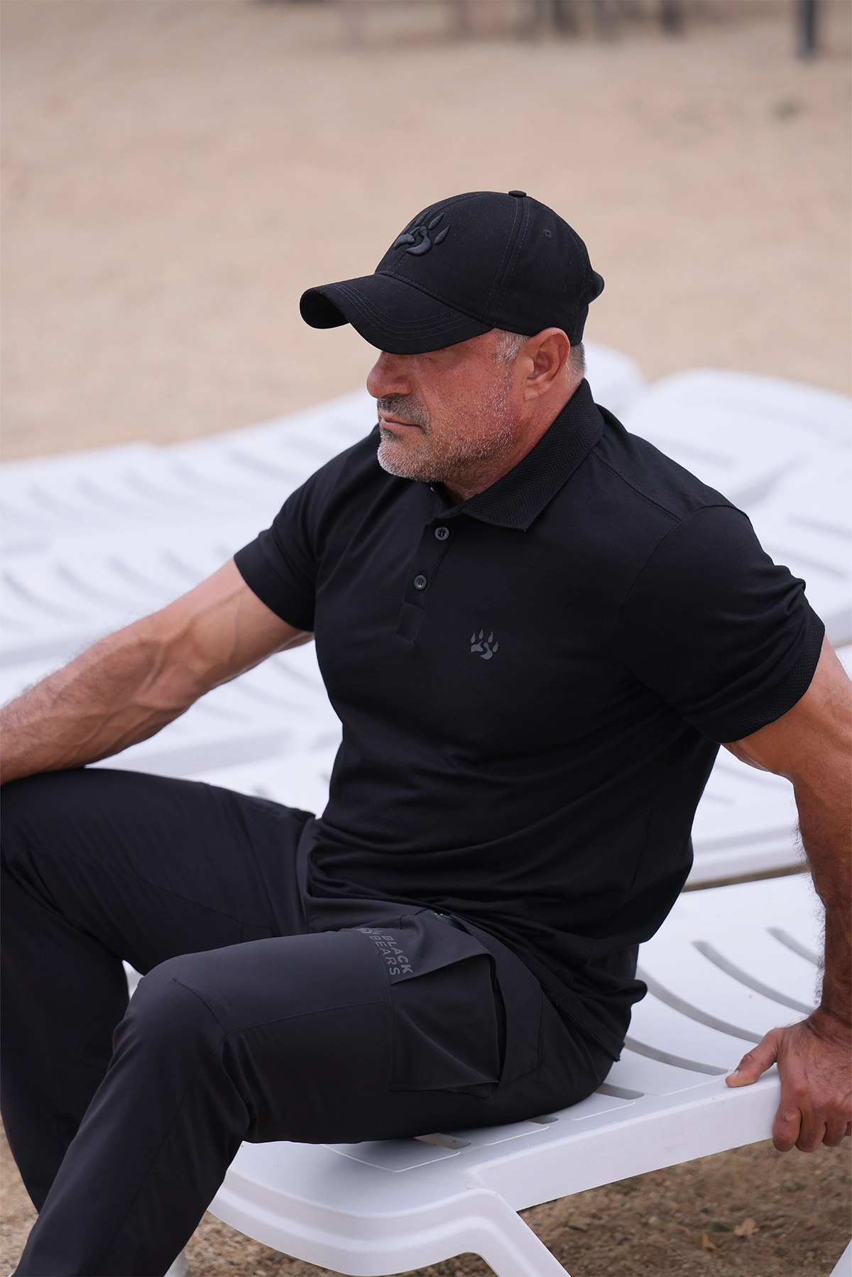 Black Bears Classic Comfort Polo Yaka Tişört