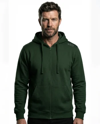 Black Bears Premium Fermuarlı Hoodie – 320 GSM Şardonlu