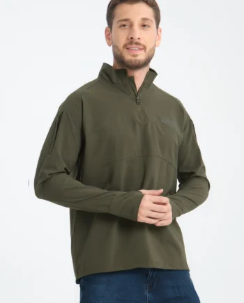 BlackBears Outdoor Spor likra Taktik Haki Sweatshirt