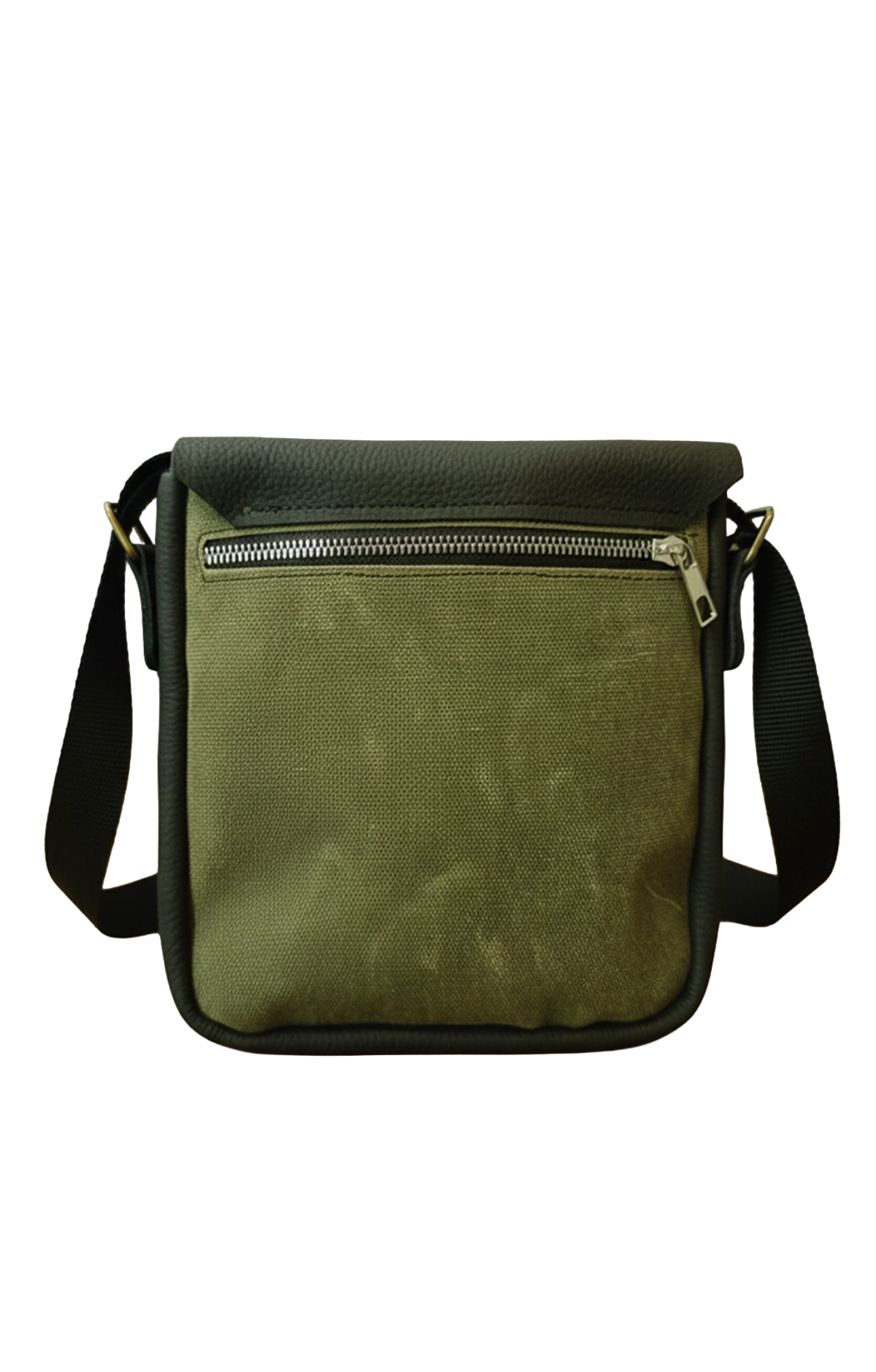 Black Bears Tiena Deri-Kanvas Dikey Çanta