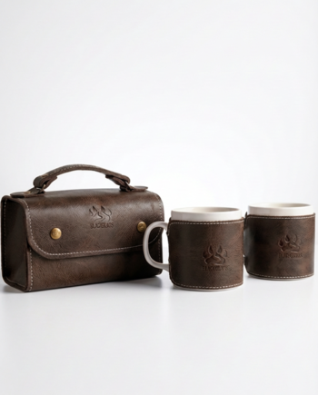 Blackbears "Explorer" Deri Kılıflı Kupa Takımı - Handmade